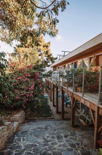 Κήπος έξω από το Hotel L'Escale
