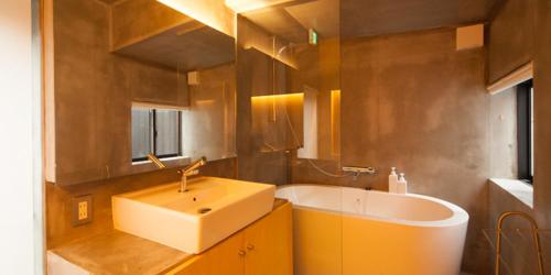 Koupelna v ubytování Enso-an House