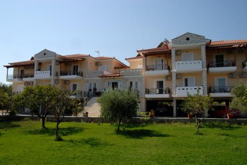 Budova, kde se aparthotel nachází