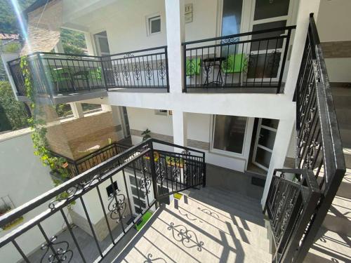 an aerial view of a balcony of a building at Villa Zigana in Mostar