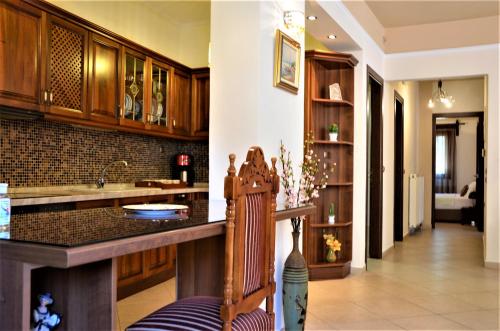 A kitchen or kitchenette at Pagiatakis Suites