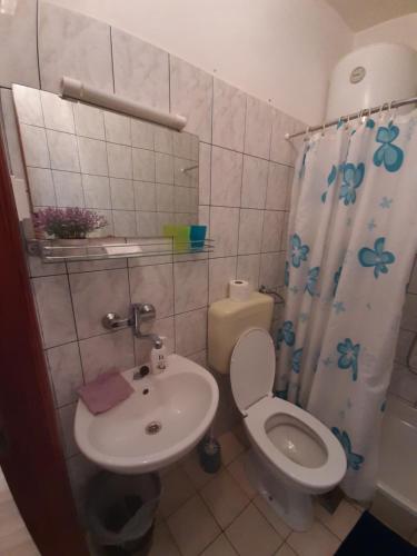Koupelna v ubytování Room Luka