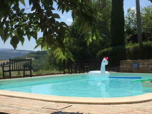 Kolam renang di atau dekat dengan Agriturismo Colle del Lupo