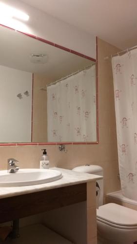A bathroom at Apartamento Jardines