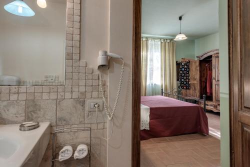 Koupelna v ubytování Villa Bellaria Lucignano