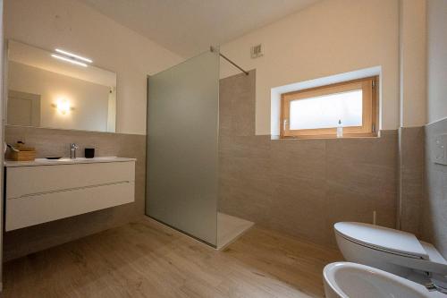 Bathroom sa Appartamento S. Croce