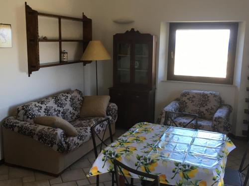 Posezení v ubytování Un Quadro Sulla Giannella
