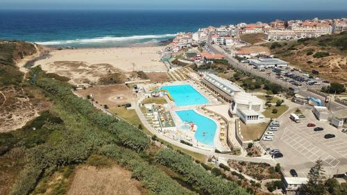 an aerial view of a resort and the beach at Sintra Sol - Apartamentos Turisticos in Sintra