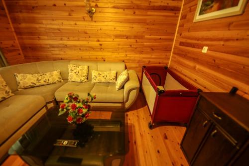 Posezení v ubytování Villa Zeytin
