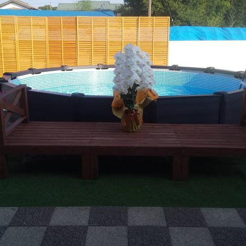 Πισίνα στο ή κοντά στο Cat Villa Kawajimamachi