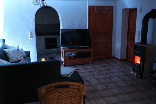 Μια τηλεόραση ή/και κέντρο ψυχαγωγίας στο Chalet St. Lambertus