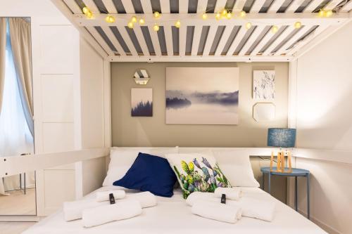 A bed or beds in a room at Apartment Greppi 5