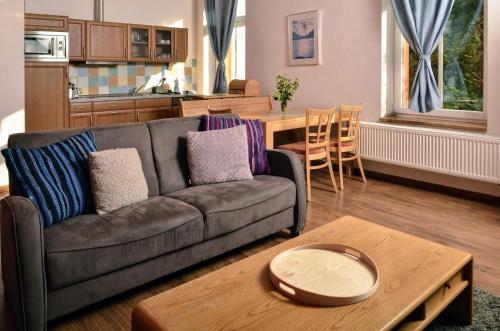 Kuchyň nebo kuchyňský kout v ubytování Apartmány Irisis