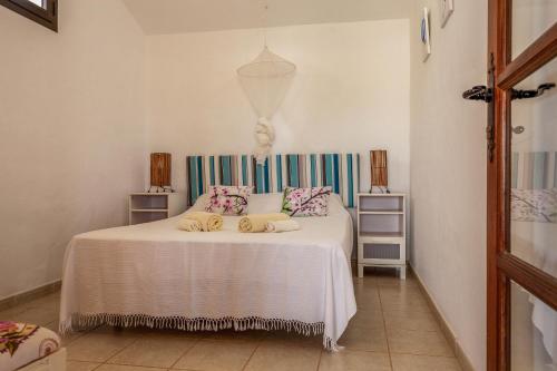 Katil atau katil-katil dalam bilik di Oasis en Cotillo