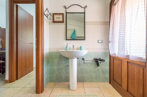 Koupelna v ubytování Sa Corte de Dinu