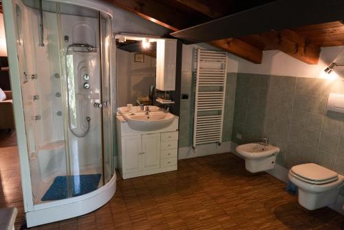 Koupelna v ubytování A Casa Di Manu B&B