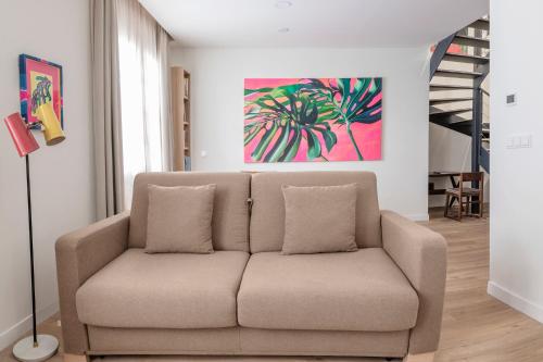 Гостиная зона в Graffiti Suites El Museo