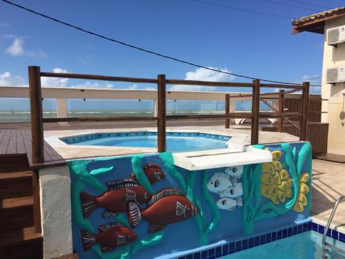 Eden Praia Hotelの敷地内または近くにあるプール
