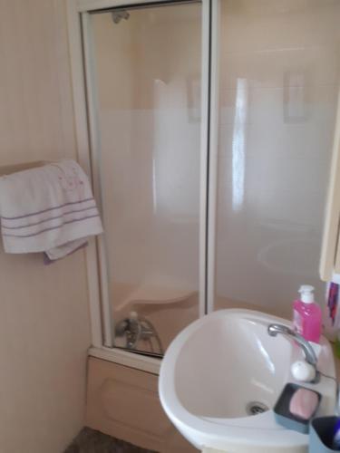 Kúpeľňa v ubytovaní Domek holenderski