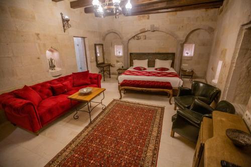Katil atau katil-katil dalam bilik di Divan Cave House