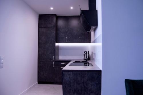 Kuchyň nebo kuchyňský kout v ubytování Apartament Holiday - Centrum
