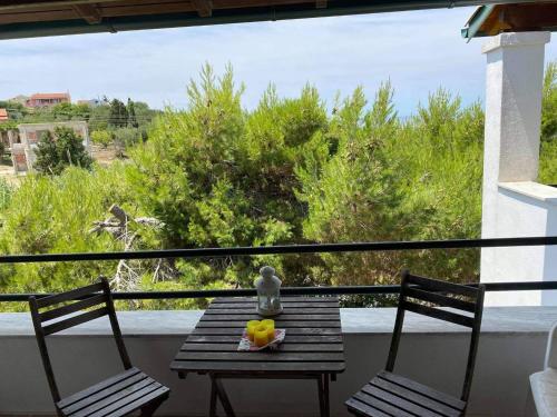 En balkon eller terrasse på Spiti Mitsis