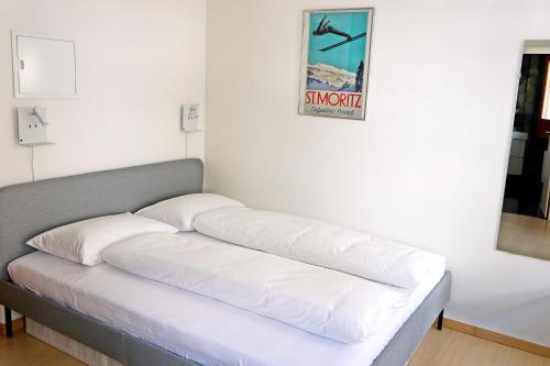 Postel nebo postele na pokoji v ubytování Charmantes, gemütliches Studio, im Zentrum - C2
