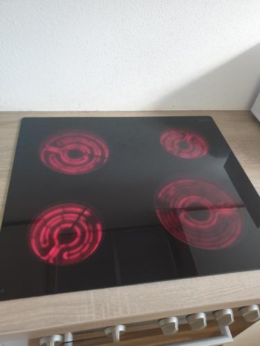 a picture of red roses on a table at Apartment Hofacker in Pernegg an der Mur