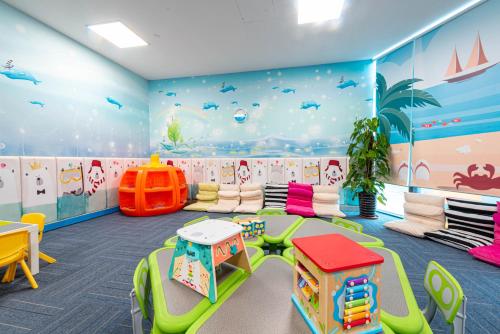 a childrens play room with colorful furniture at Sanya Conifer Resort in Sanya