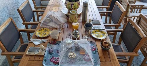 Mad på bed and breakfast-stedet eller i nærheden