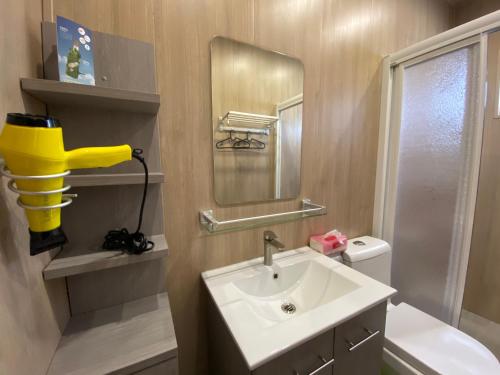 Koupelna v ubytování 放風Chill