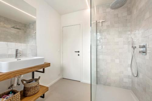 Ванна кімната в Beautifully renovated appt with big cosy terrace