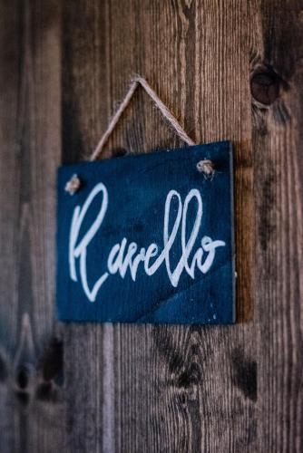 a sign that says kaelle hanging on a wooden wall at Amalfi Coast Holiday House in Scala