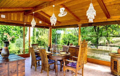 Zahrada ubytování Villa Porta a Colle