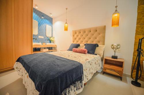 Posteľ alebo postele v izbe v ubytovaní ESTUDIO BOUTIQUE TERRAL