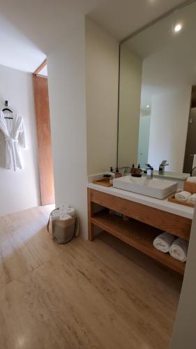 Ett badrum på Hotel Secreto
