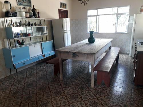 Η κουζίνα ή μικρή κουζίνα στο Casa/sítio na serra em Bom Jardim - RJ