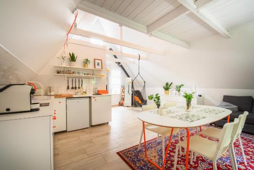 Dapur atau dapur kecil di Zawoja 1725 - Slow Life Cabins