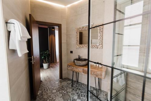 Koupelna v ubytování Square 19-Boutique rooms