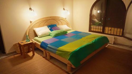 En eller flere senge i et værelse på Casa Aguilera