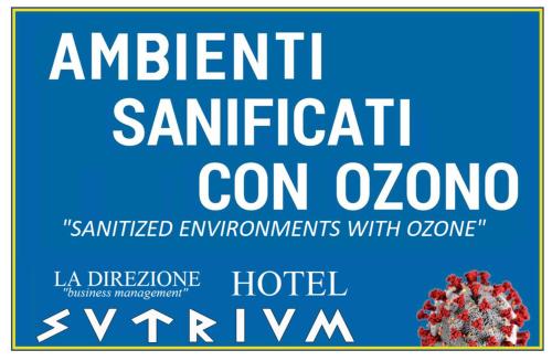 Certifikát, hodnocení, plakát nebo jiný dokument vystavený v ubytování Hotel Sutrium