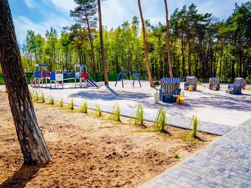 Zahrada ubytování Plaża Resort Łeba