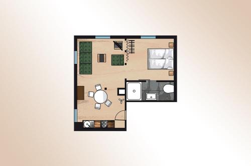 Pelan lantai bagi Besighomes Apartment Olive