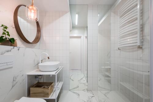 Kúpeľňa v ubytovaní CHILLIapartamenty - Platany - POWDER