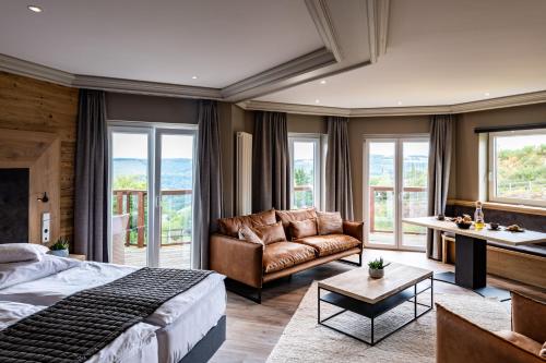 Postel nebo postele na pokoji v ubytování Sporthotel Leweck