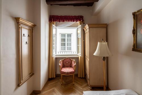 Ένα ή περισσότερα κρεβάτια σε δωμάτιο στο Hotel Residence Green Lobster