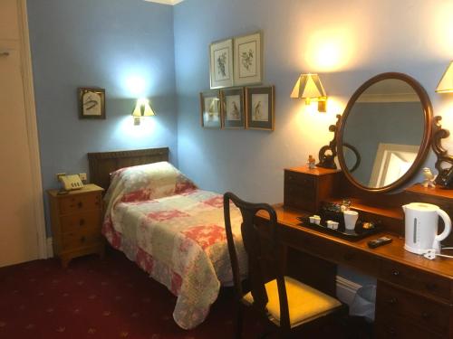 Ένα ή περισσότερα κρεβάτια σε δωμάτιο στο The Wynnstay