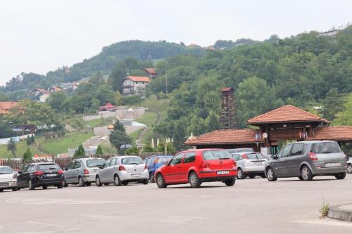 Nespecifikovaný výhled na hory nebo výhled na hory při pohledu z apartmánu