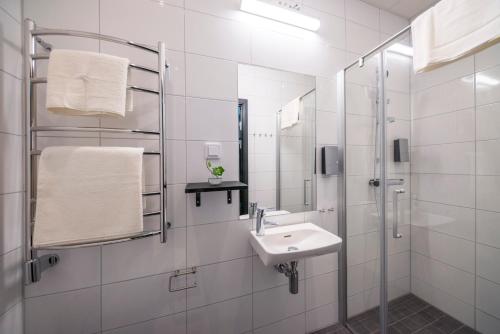 Koupelna v ubytování Staykvick Boutique Hostel
