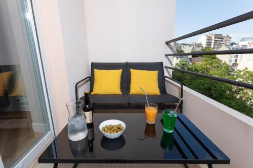 Ποτά στο Cocon, vue Rodez, terrasse, box, musée Soulages